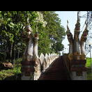Die Treppe zum Wat Tha Doi Kaeo